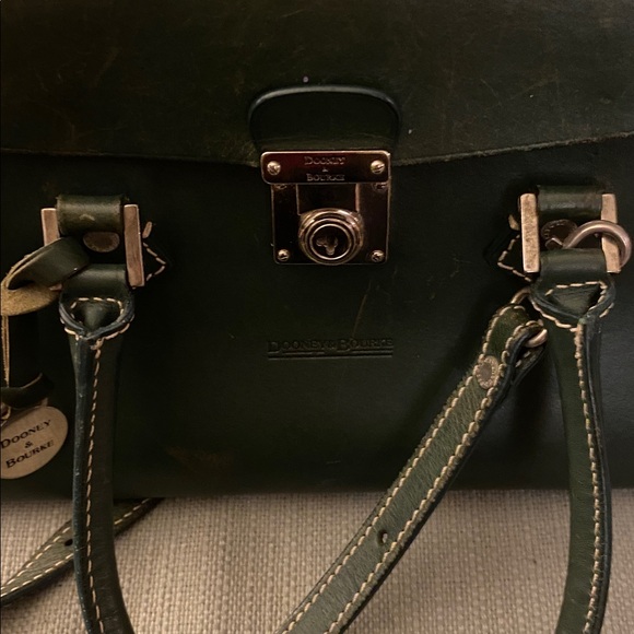 Vintage Green Dooney and Bourke Alto Bag - Picture 5 of 9